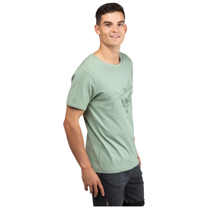 T-shirt męski Chillaz SLOTH GREY GREEN